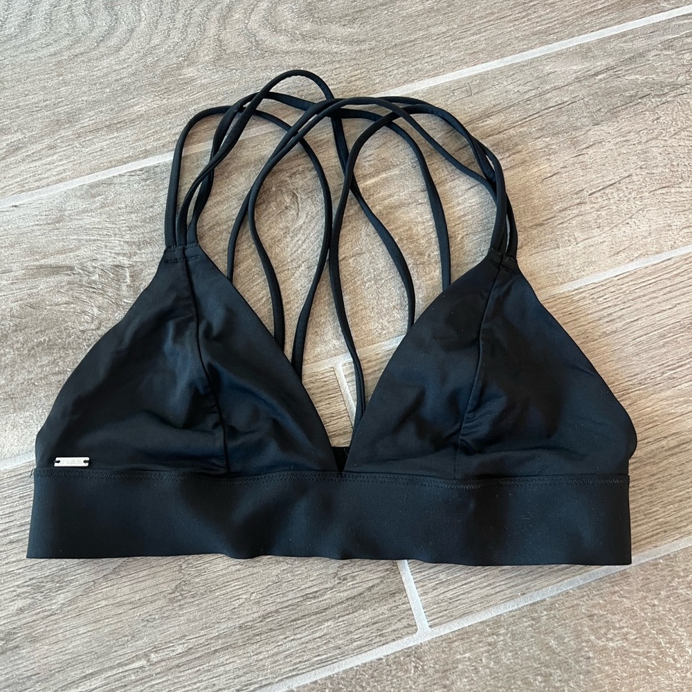 Victorias Secret PINK Strappy Bralette - Black - Size Small